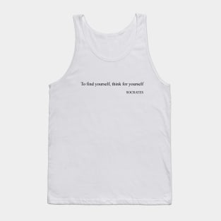 To find yourself Tank Top